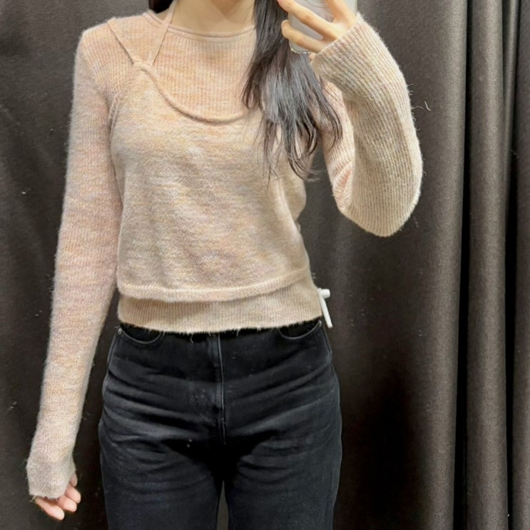  미쏘 겨울 세일 내돈내산 데일리 니트 블라우스 추천템