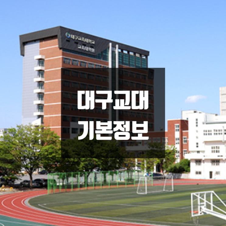 대구교대 대학정보 (학생수, 교수수, 기숙사 / 설치학과 & 전공, 수시·정시 경쟁률)