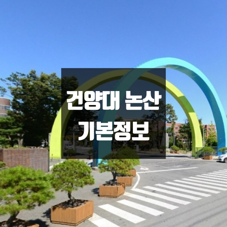 건양대 논산 대학정보 (학생수, 교수수, 기숙사 / 설치학과 & 전공, 수시·정시 경쟁률)