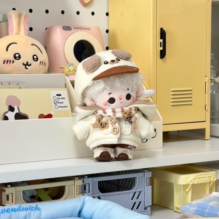  10cm 커피 강아지 세트 인형옷 아이돌인형옷
