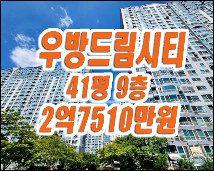 우방드림시티 경매 달서구 감삼동 아파트경매 41평형 우방드림시티 경매 달서구 감삼동 아파트경매 41평형