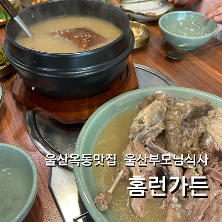  울산 옥동 맛집 홈런가든 부모님식사 오리백숙 추천