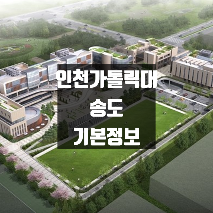 인천가톨릭대 송도 대학정보 (학생수, 기숙사 / 설치학과 & 전공, 수시·정시 경쟁률)