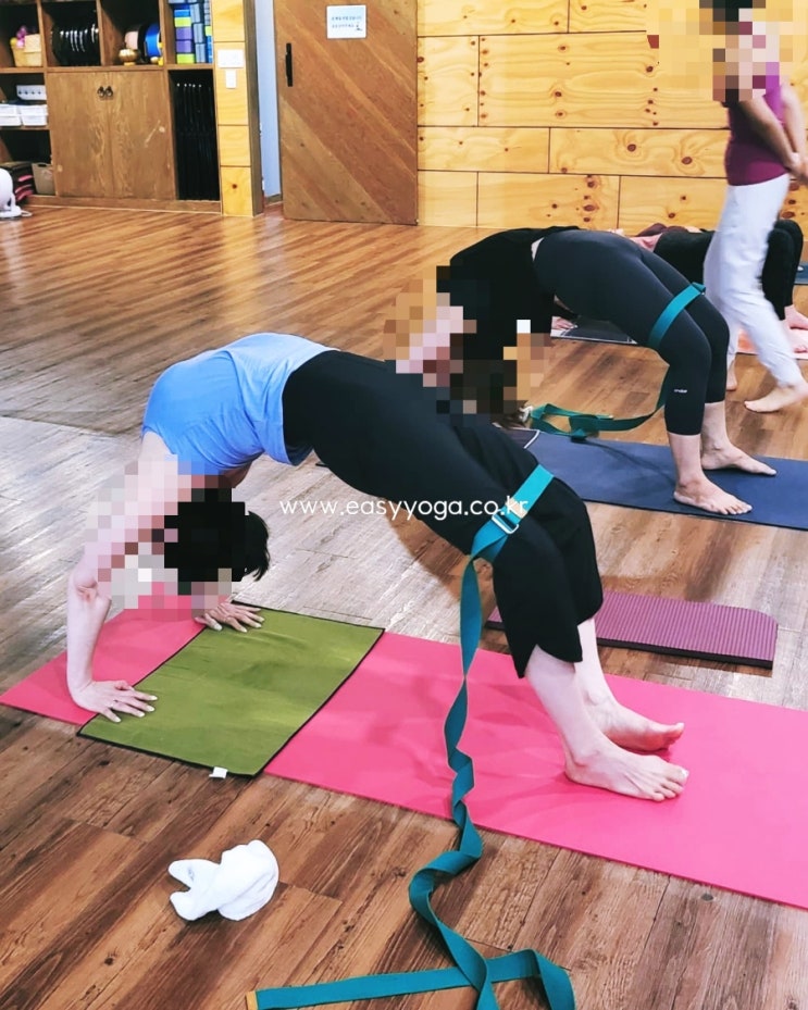  요가 스트렙 써봤어요? 동작이 훨씬 쉬워져요~ 동백요가