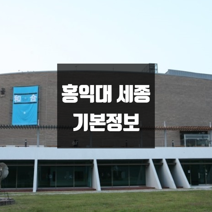 홍익대 세종 대학정보 (학생수, 교수수, 기숙사 / 설치학과 & 전공, 수시·정시 경쟁률)