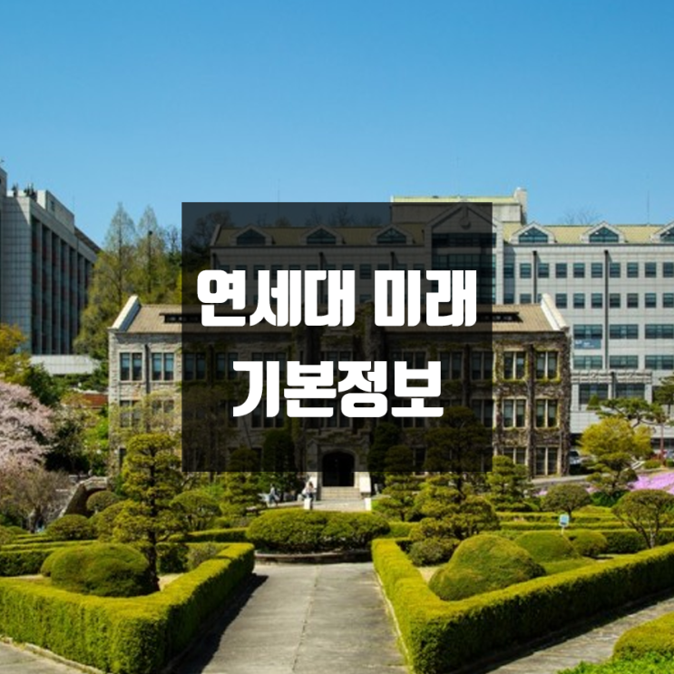 연세대 미래 대학정보 (학생수, 교수수, 기숙사 / 설치학과 & 전공, 수시·정시 경쟁률)