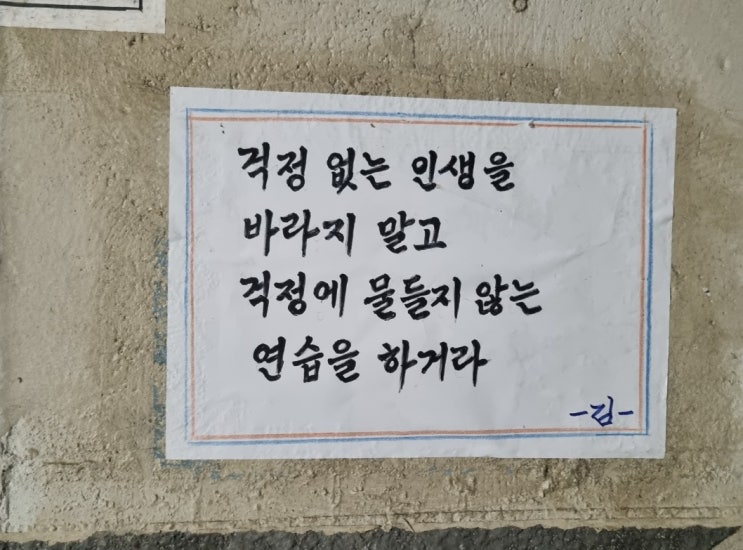  걱정에 물들지 않도록 경쾌한 마음 유지하기