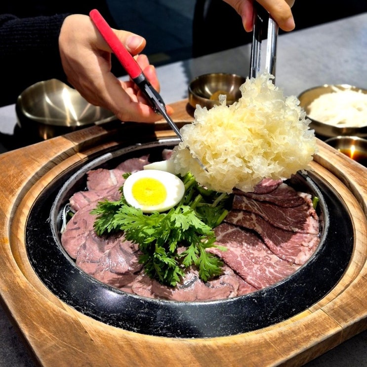  강남 회식 장소 선릉역 어복쟁반 김치찜 맛집 수묵