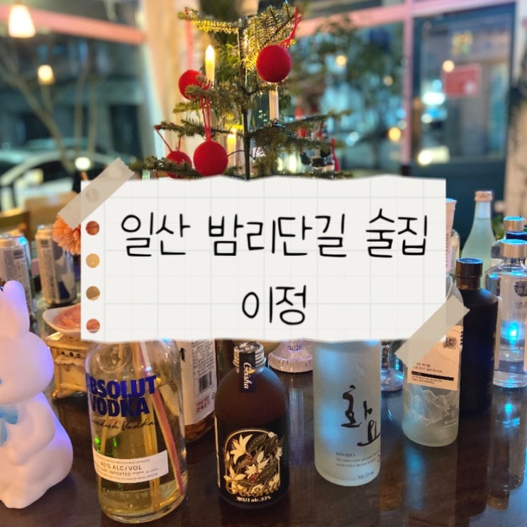 [일산] 여심저격 빈티지 인테리어풍 밤리단길 술집 <b>이정</b>