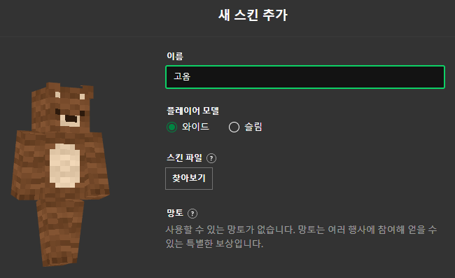 마크 스킨 적용 방법과 공유 및 도안 만들기 사이트 정보 모음