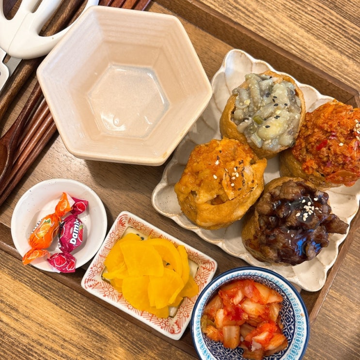  천안 청당동맛집 다양한 유부초밥이 있는 유부신조 후기