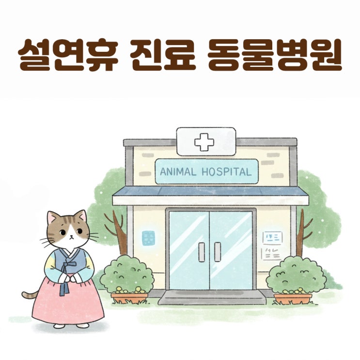  2025설연휴 진료 동물병원 목록 및 명절 반려동물 유의사항