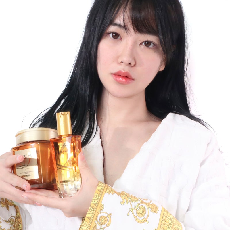 로레알파리 엑스트라오디네리 오일 실크 마스크 팩 & 엑스트라오디네리 오일 에어리 실크 후....