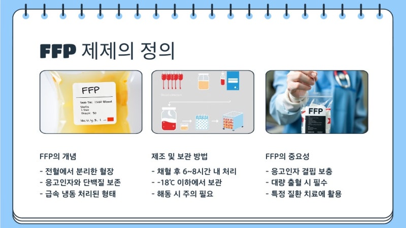 수혈 FFP 제제란? 정의, 수혈 이유, 시간 알아보기 : 네이버 블로그