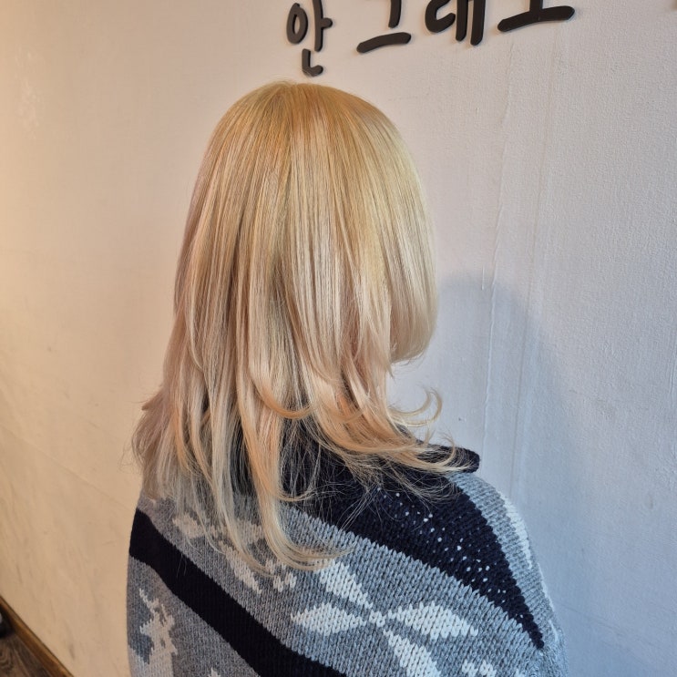 안산미용실 단발병 치료 모즈토리 호수점