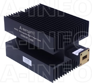  A-INFO 한국총대리점, Waveguide, 웨이브가이드, 직사각형 도파관 인터페이스를 갖춘 62WHPL1400 WR62 도파관 고출력 부하 12.4-18GHz