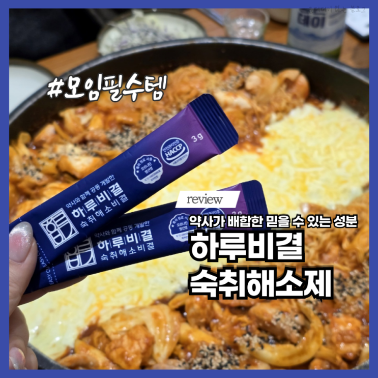  약사 배합 숙취해소환 술 먹기전 하루비결 숙취해소제 추천 섭취 후기