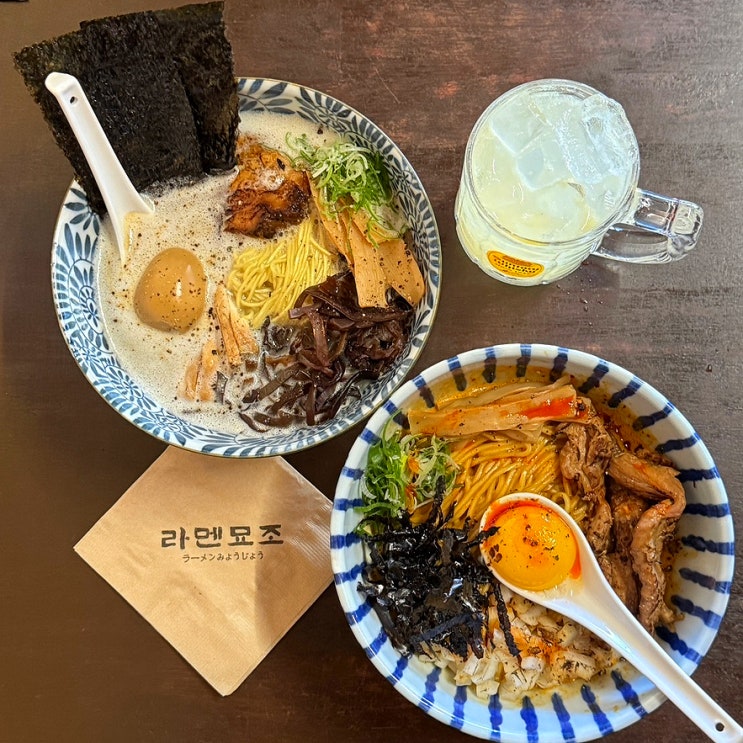  포항양덕맛집 닭으로 만드는 담백한 국물 라멘묘조