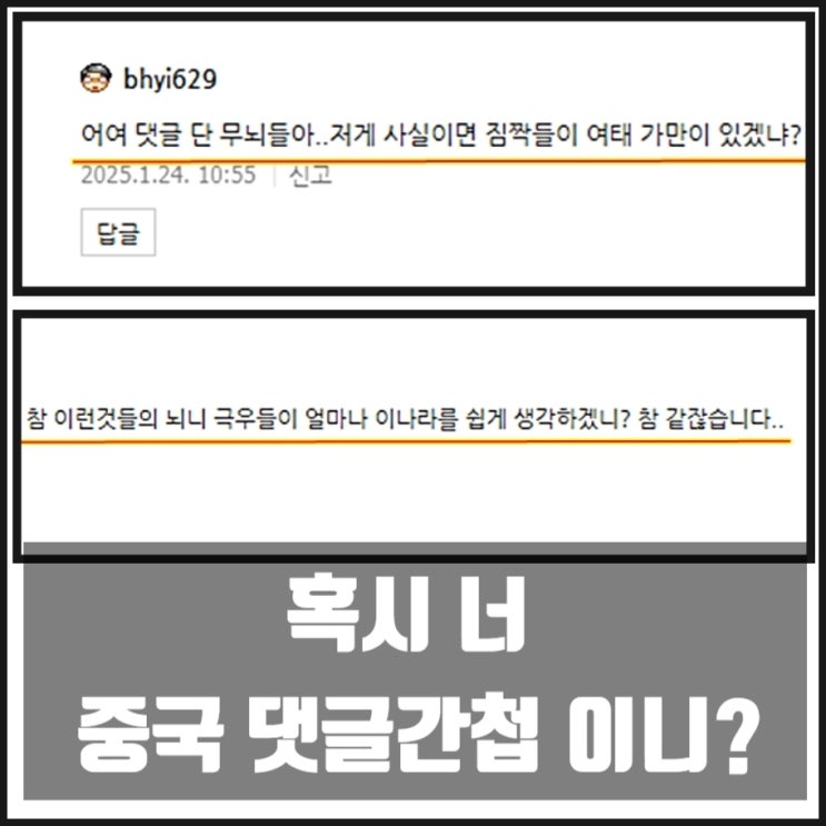중국댓글간첩 의심되는 좌파 빨갱이 댓글 또 달림 중국댓글간첩 의심되는 좌파 빨갱이 댓글 또 달림