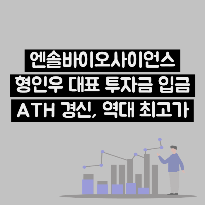  엔솔바이오사이언스 형인우 대표 투자금 입금, 역사적 신고가 ATH 경신 (Ft : 잠 못 이루는 밤)
