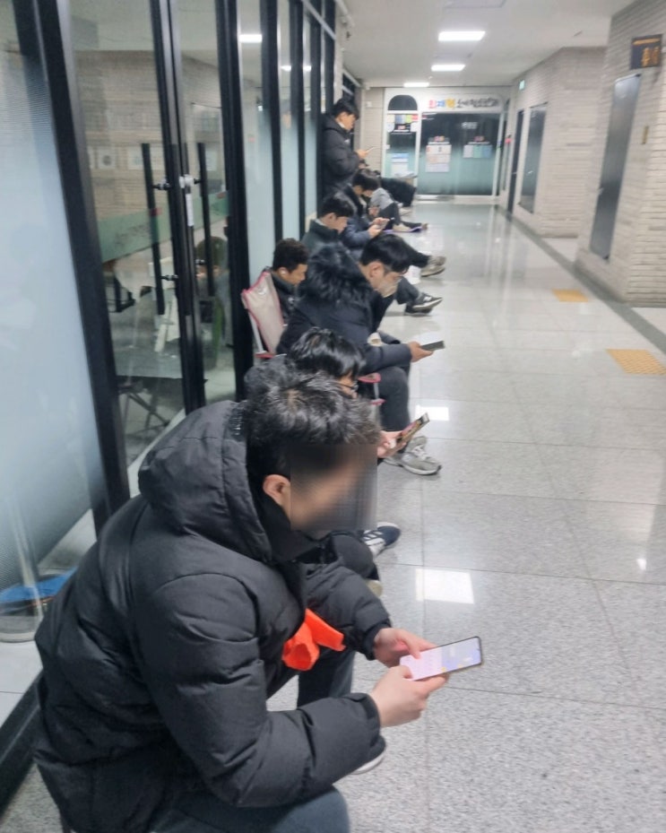  최재혁소아과 새벽 예약대기줄