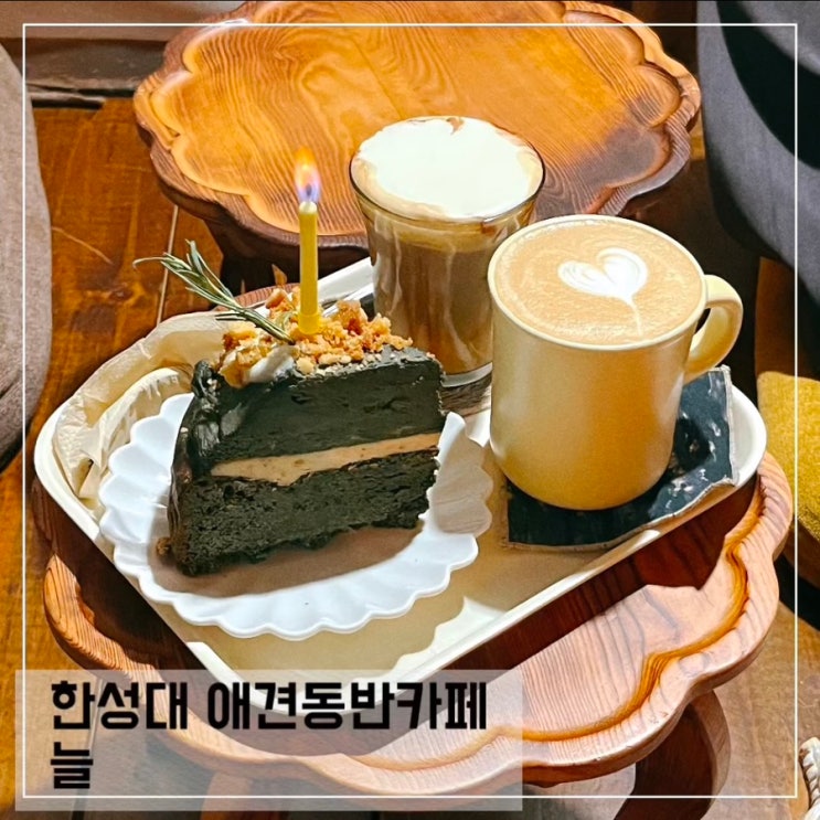  성북동 애견 동반 카페 늘; 한성대 케이크 맛집