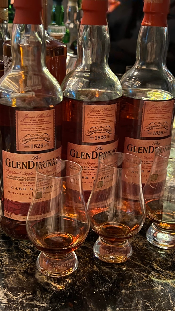  글렌드로낙 cs 3번 리뷰(glendronach cask strength batch 3)
