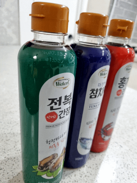 웰크리 전복 간장, 홍게 간장,참치 액