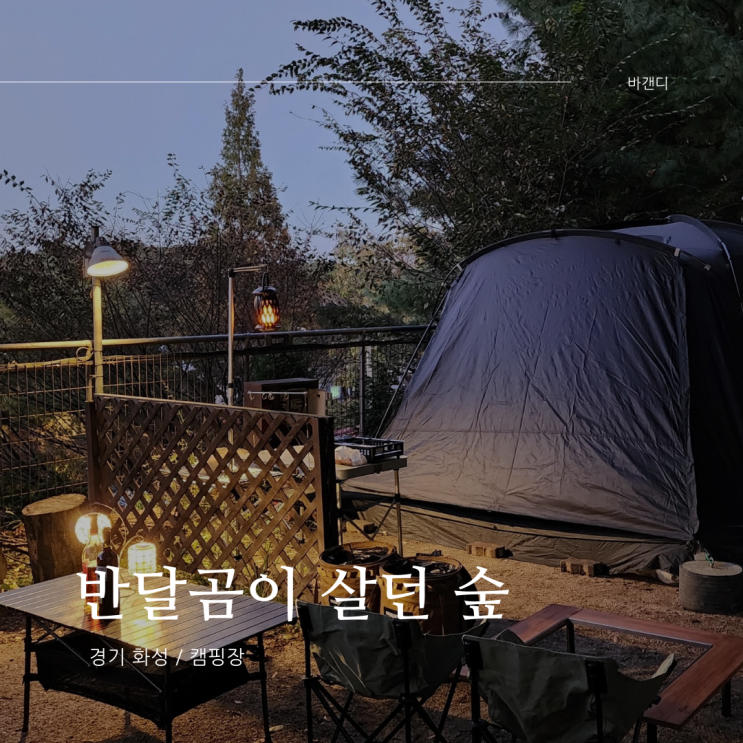  경기도 키즈 캠핑장 반달곰이 살던 숲 예약 장단점