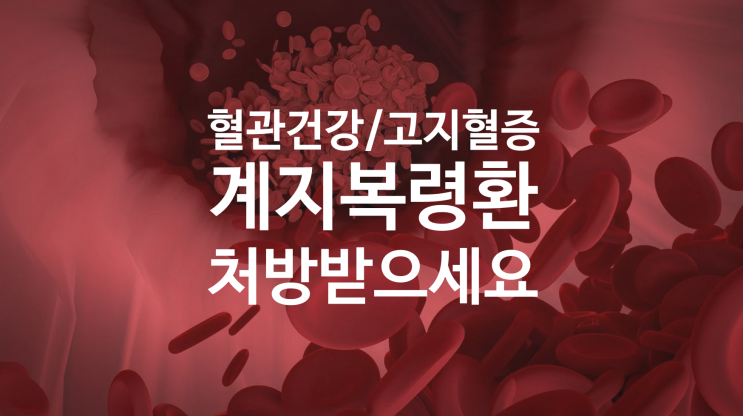  혈관 노화가 걱정된다면 정자동 한의원에서 계지복령환을 찾으세요