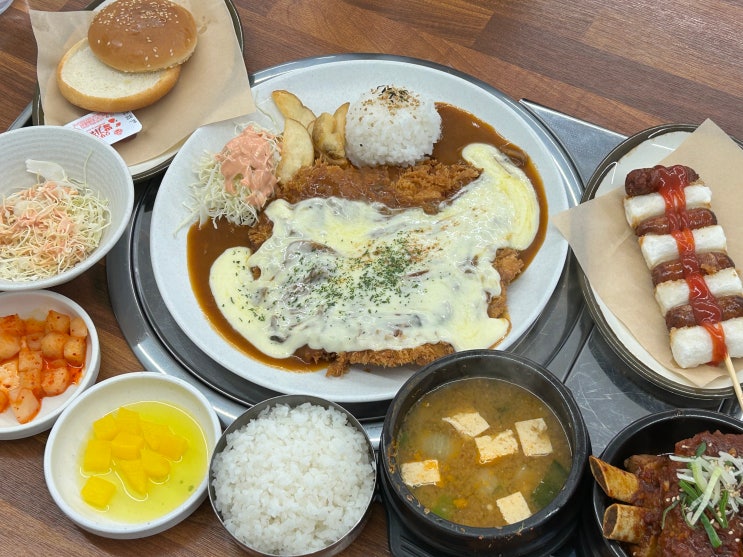  대구 성서 호산동 신당동 계명대 맛집! [그릴에고기+대단한돈까스]_등뼈,등갈비 정식 맛집+수제돈까스 전문점! 계대학생이라면 무조건 가야함!