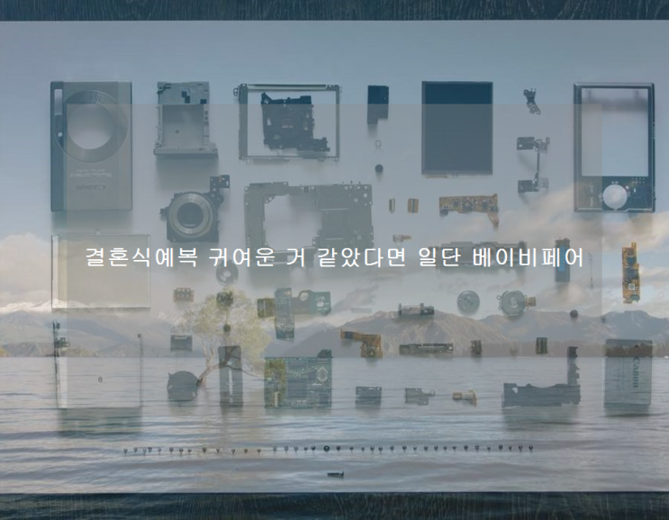 결혼식예복 귀여운 거 같았다면 일단 베이비페어