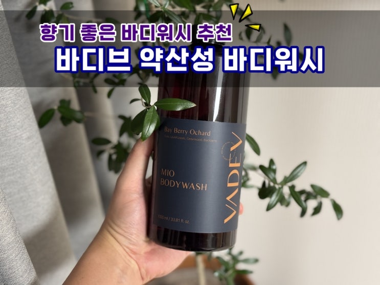  팔 피부 오돌토돌 완화에 좋은 향기 좋은 바디브 약산성 바디워시 1000ml 대용량