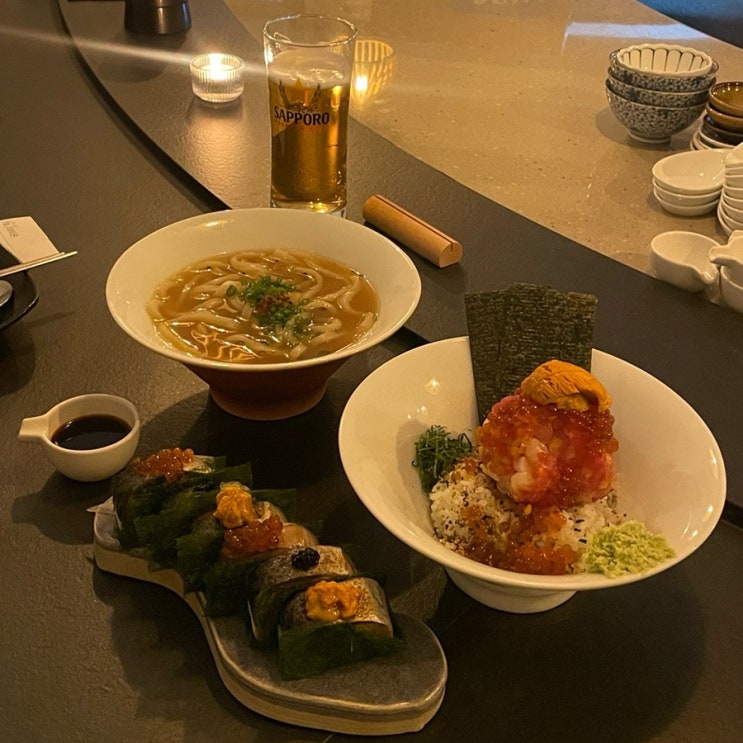  압구정로데오 미루도산 2인 4메뉴 솔직후기 글쎄