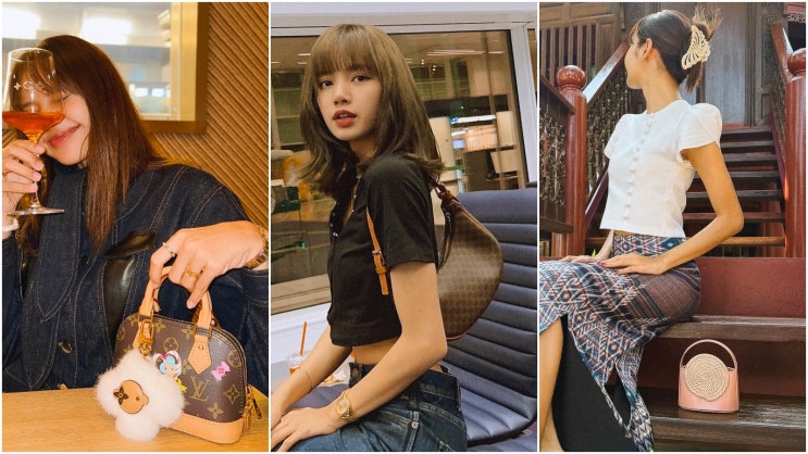  블랙핑크 리사 Pick! 여자 명품 가방(루이비통, 셀린느, 데스트리)