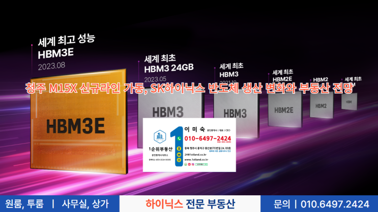  청주 M15X 신규라인 가동, SK하이닉스 반도체 생산 변화와 부동산 전망