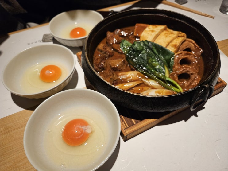 도쿄타워 근처 스키야키 코스요리 Hamamatsucho Naminoue