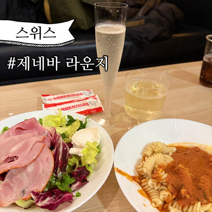  서유럽 스위스 제네바 혼자여행 공항 라운지 즐기기