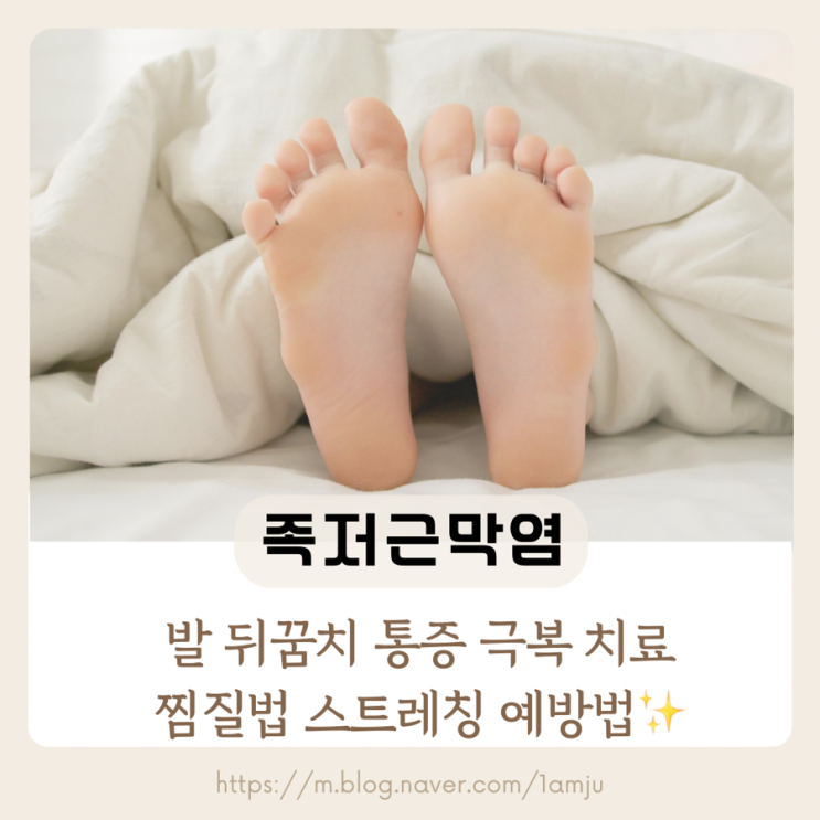  [ 영상 有 ] 셀프 극복 발 뒤꿈치 통증 족저근막염 효과 좋은 스트레칭 방법