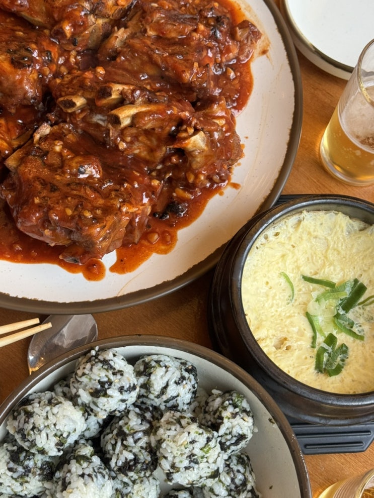  대구  종로 맛집 종로백탄뼈구이갑오일맥