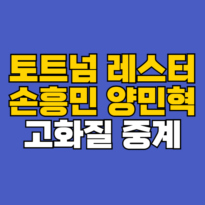 FC <b>레스터</b> 시티 FC 중계 방송 <b>손흥민</b> <b>양민혁</b> 구정 오늘의... 
