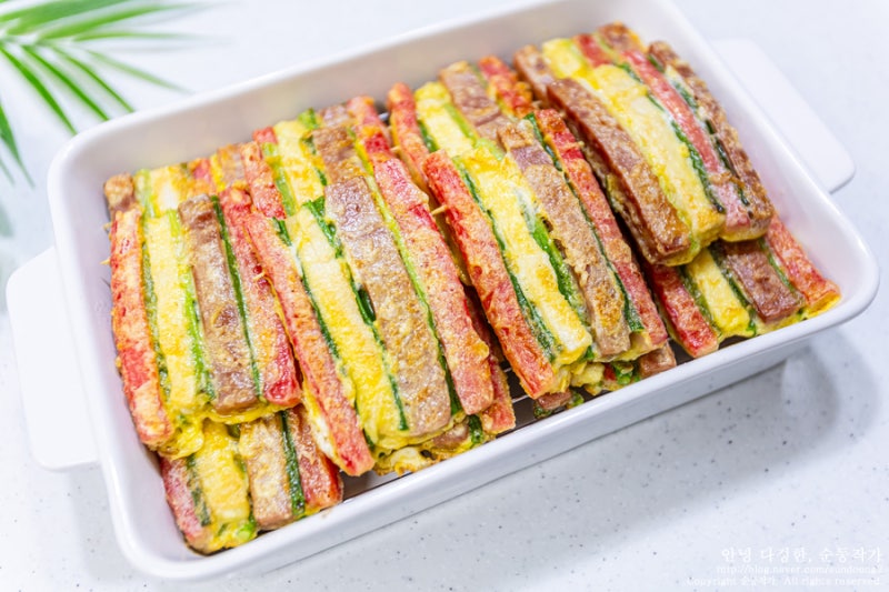 꼬치전 만드는 법 명절음식 설날 제사 전종류 오색꼬치전 만들기 꼬지전 재료 레시피 : 네이버 블로그
