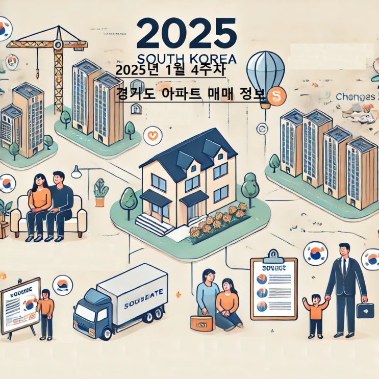  경기도 아파트 실거래가로 보는 시세 변화!2025년 1월 4주차(2025.01.19 ~ 25.01.25) 가장 큰 하락/상승 아파트는? (역대 최고가,역대 최저가 매매 아파트포함)