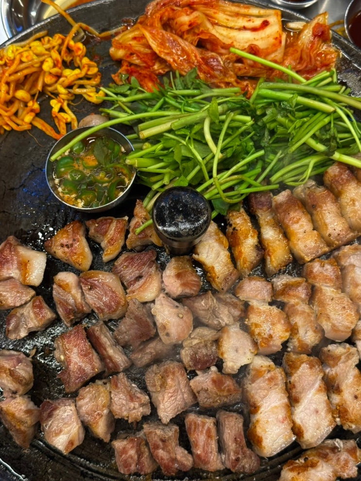  보령 고기집 동대동 삼겹살 맛집 육즙 가득한 목구멍 보령점