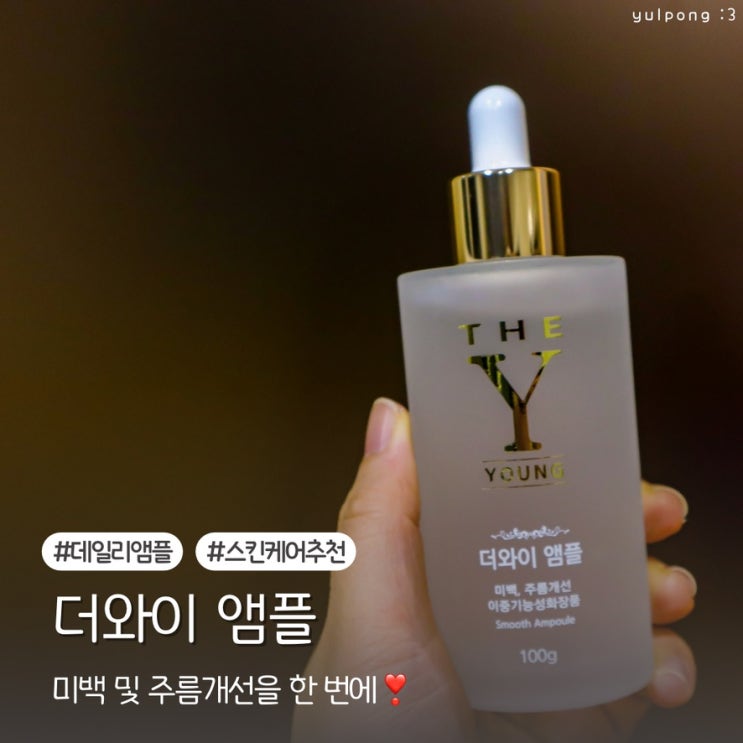  더와이 미백 및 주름개선앰플 스킨케어 추천