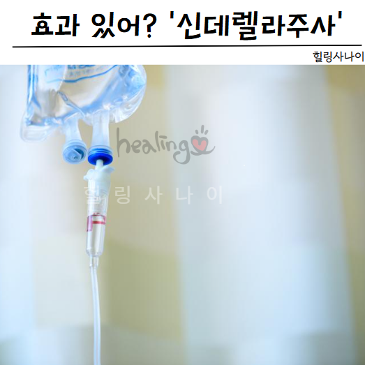 신데렐라주사 효능 괜찮을까?효과 가격 포함