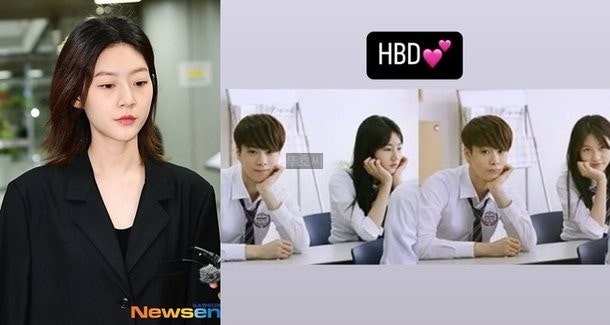 김새론 고 문빈 생일축하 웹드라마 투 비 컨티뉴드 같이 촬영 인연