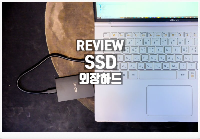 SSD 외장하드 렉사 포터블 SL 500 1TB 대용량 저장장치