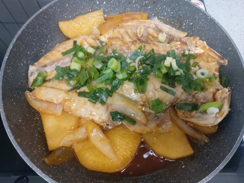 망손도 만든다 - 간장양념  옥돔조림 반건조옥돔요리 옥돔찜 만들기