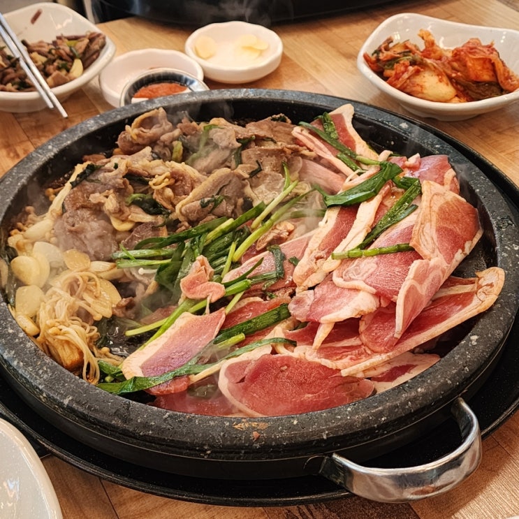  용봉동맛집 오리궁뎅이 오리불고기 가족외식 후기